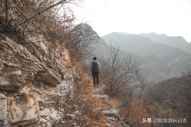 北京徒步登山：房山藥王谷-櫻桃谷登山步道環穿，山野冬季蕭瑟美