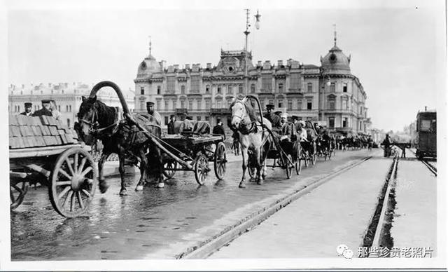 老照片：1909年繁华的莫斯科