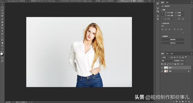 第一步:导入所需要抠的素材以及需要放置的素材同一个项目文件第四步