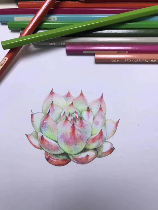 全职宝妈的画画过程