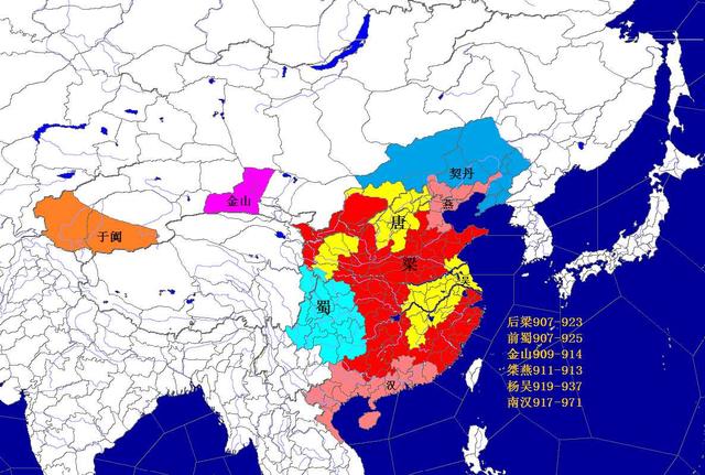 一篇文章搞懂五代十国：黄巢的小弟朱温建立后梁，赵光义终结十国