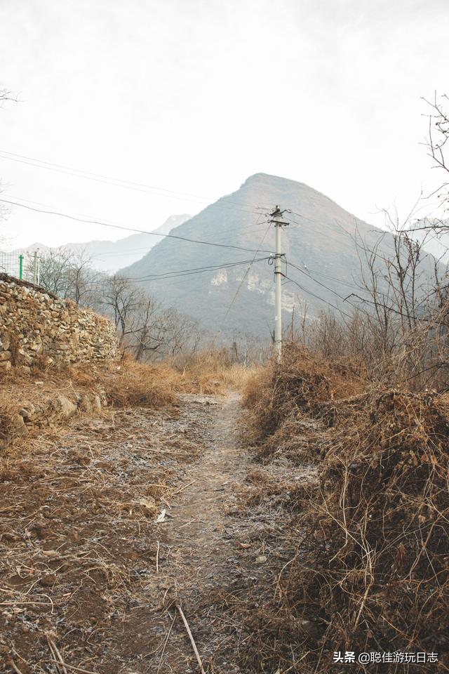 北京徒步登山：房山藥王谷-櫻桃谷登山步道環穿，山野冬季蕭瑟美