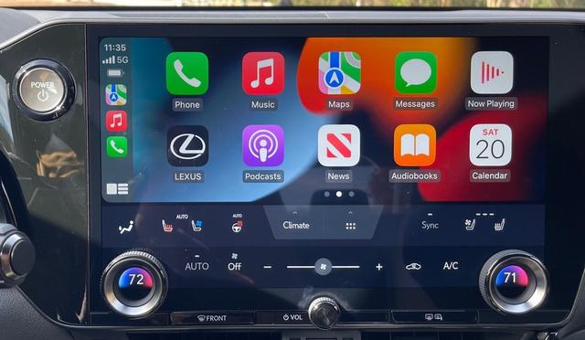 CarPlay：2022雷克萨斯NX搭载 CarPlay和内置Apple Music