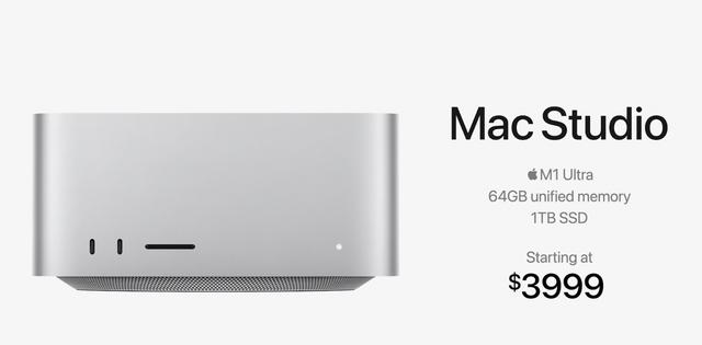 苹果 Mac Studio 发布：Mac mini 升级款，搭载 M1 Max/Ultra