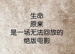生活是一个过程