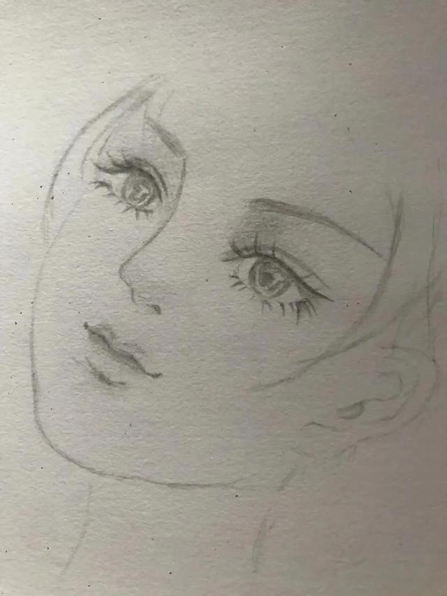 全职宝妈的画画过程