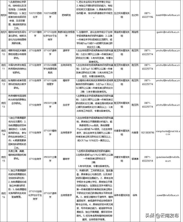 转需！云南最新一批招聘来了