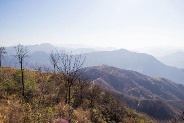 一山一路孤零零一棟老房子，秦嶺鎮安海棠山，山頂還住著一戶人家