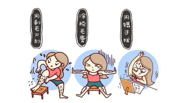 脱毛仪鸡皮肤