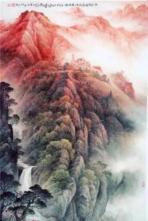 国色山水画插图