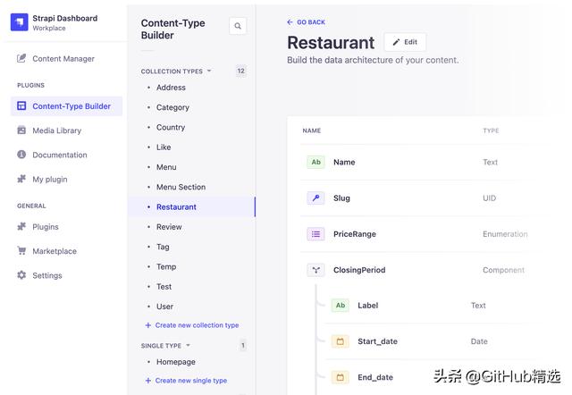 最先进的开源无头 CMS，可轻松构建强大的 API