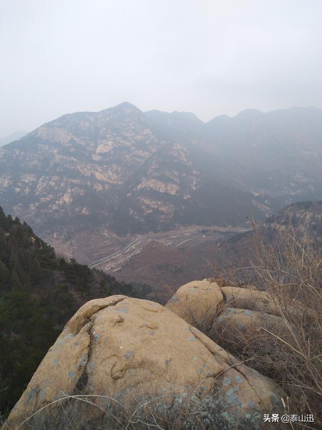 驢行泰山之黃崖山西山梁橫嶺