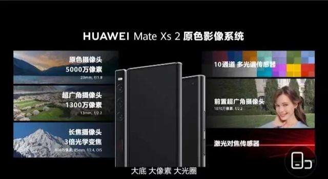 华为mate xs2折叠屏发布，采用外折叠创新科技