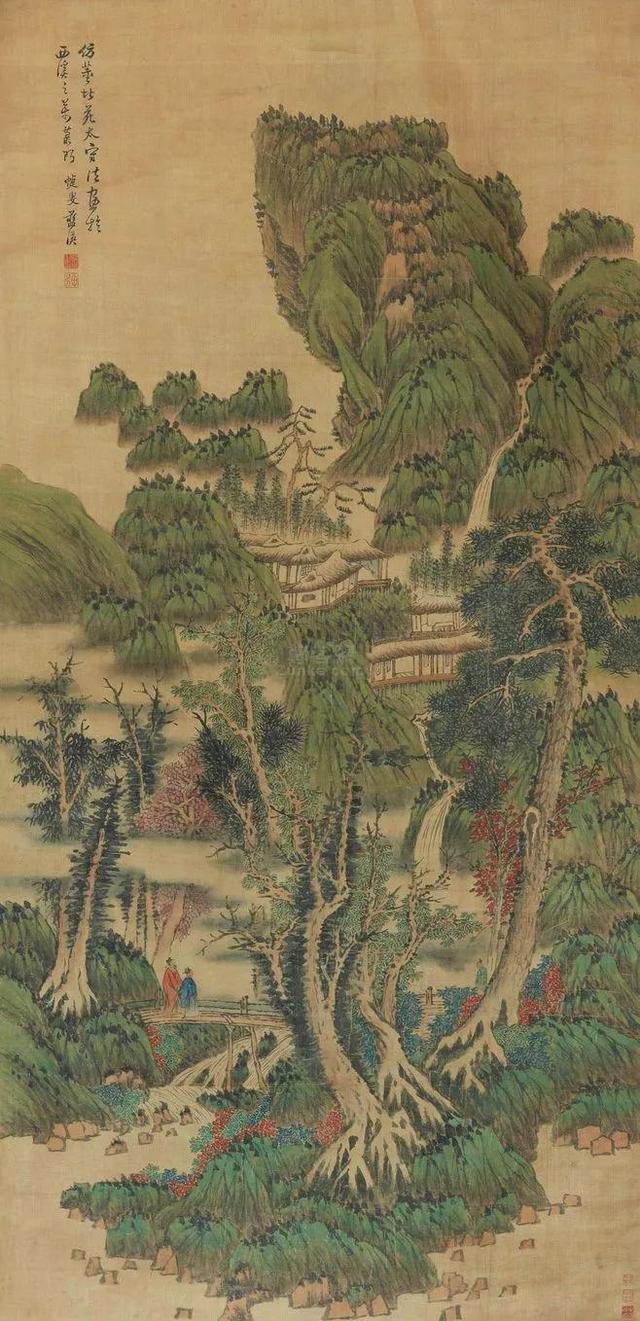 明朝著名画家兰英的风景画选集，请欣赏插图