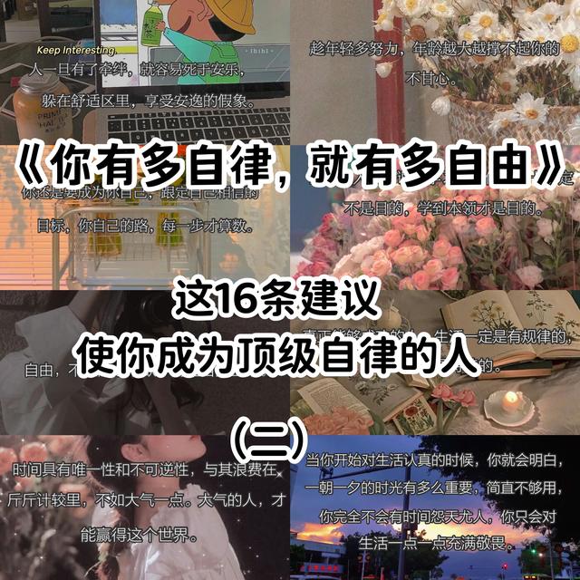 致未来❀16句人间清醒句子?