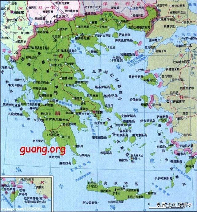 400年血海深仇：从地图看希腊和土耳其，真正的民族仇、家国恨