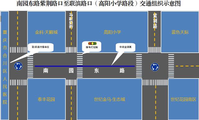 驾驶员请注意！合川城区这两个区域交通组织有新变化