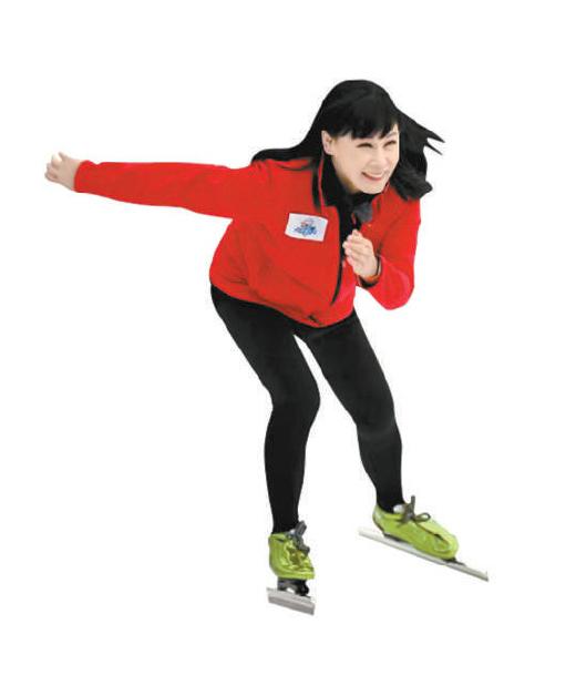 张凯丽曾是专业速滑运动员