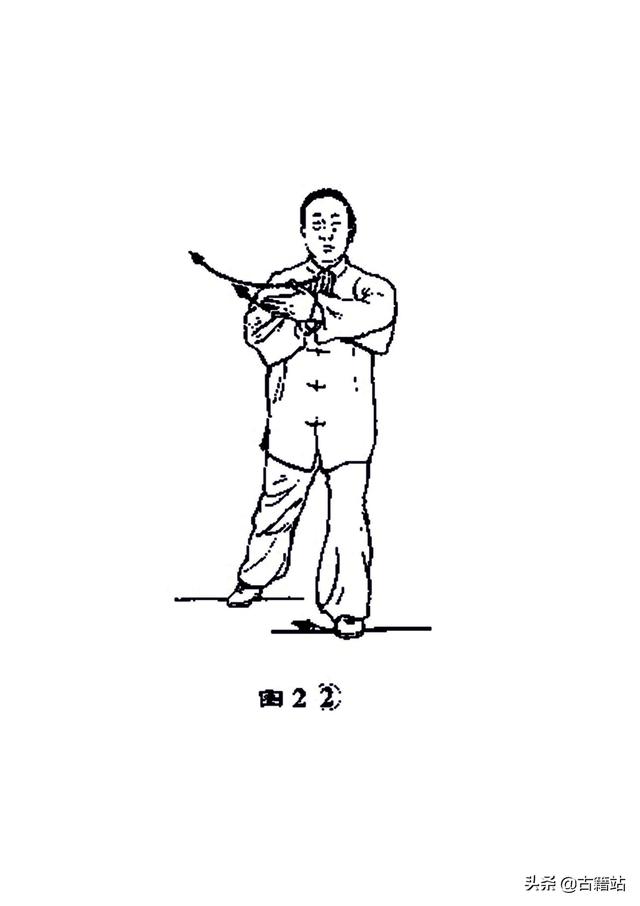 武功秘籍:吴式太极拳图谱45式教学 第7张 武功秘籍:吴式太极拳图谱45式教学 第7张