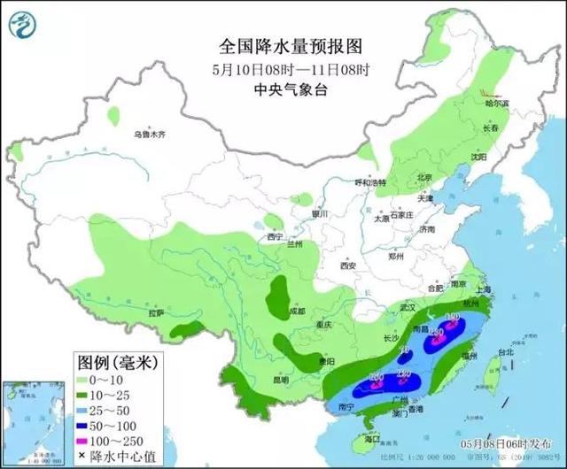 天气预报：明日（10号）大范围特大暴雨＋降雪来袭，还要冷多久？