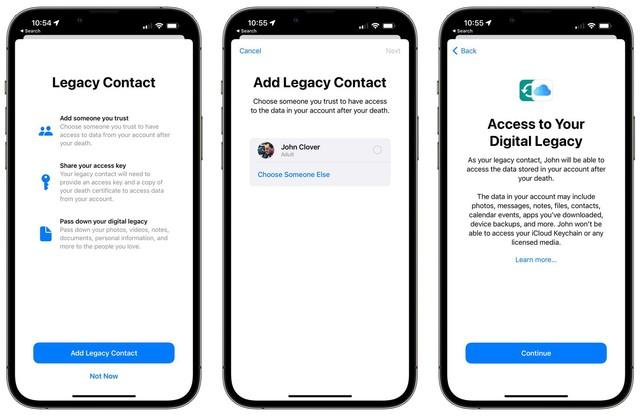 iOS 15.2来了！家人可查看去世用户个人数据
