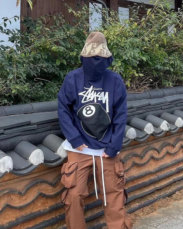 STUSSY waves バケットハット ニットメンズ - ハット