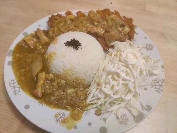 黄金咖喱猪扒饭