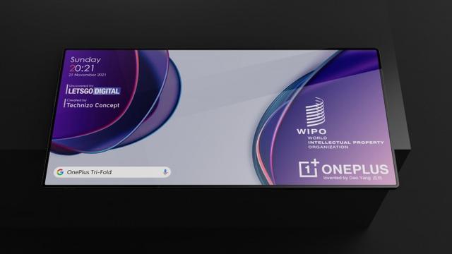 一加“三折屏”智能机设计专利曝光 支持独特三角形态