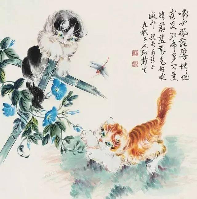 鉴赏丨看四大国画名家笔下的猫"各显神通"