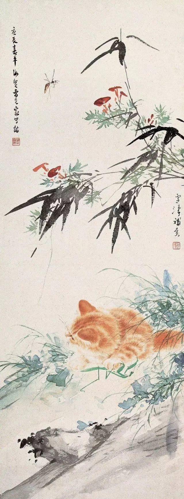 鉴赏丨看四大国画名家笔下的猫