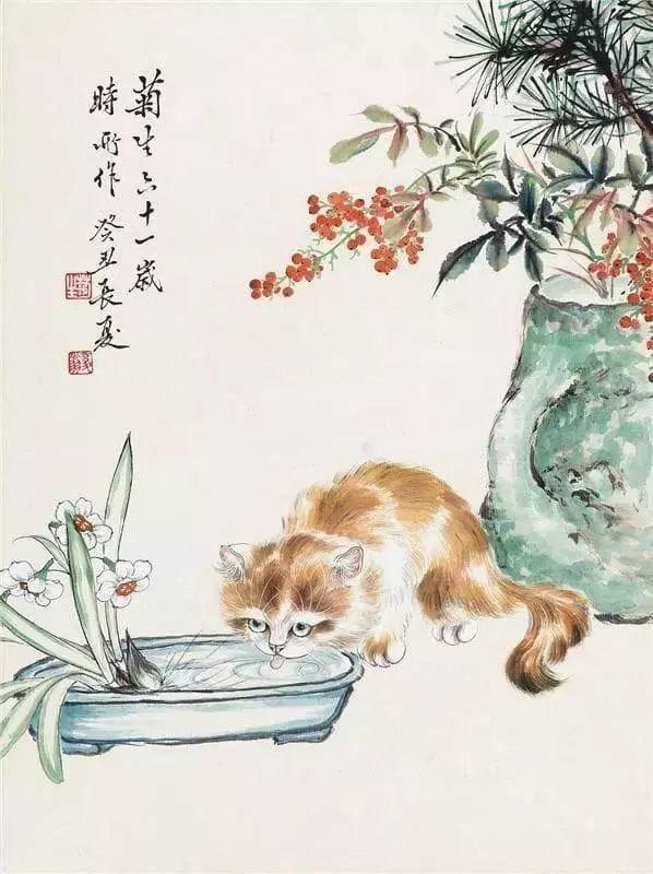 鉴赏丨看四大国画名家笔下的猫