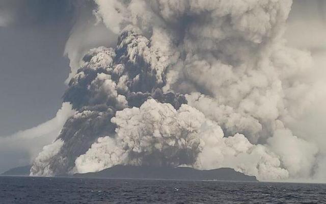 汤加火山爆发威力约千颗原子弹