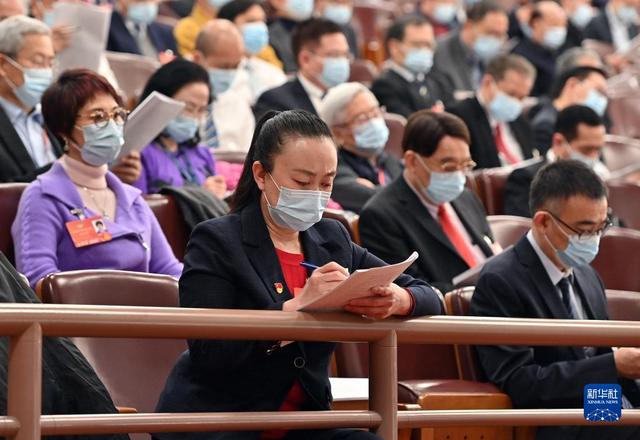 十三届全国人大五次会议举行第二次全体会议