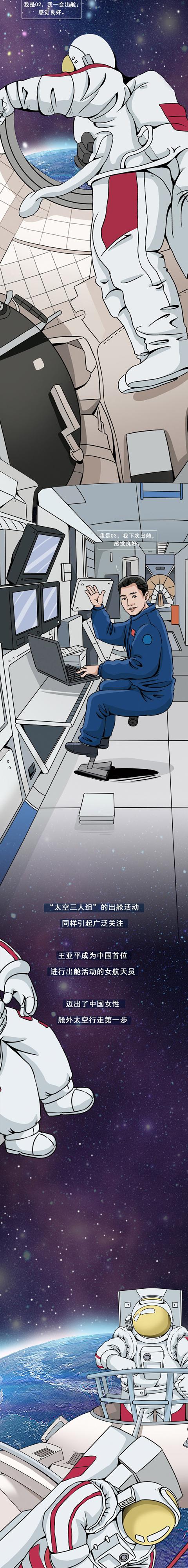 漫画《太空出差三人组》