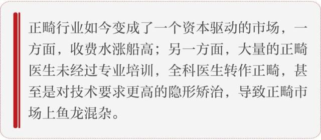 正畸市场鱼龙混杂，每10万人正畸医生仅0.7名