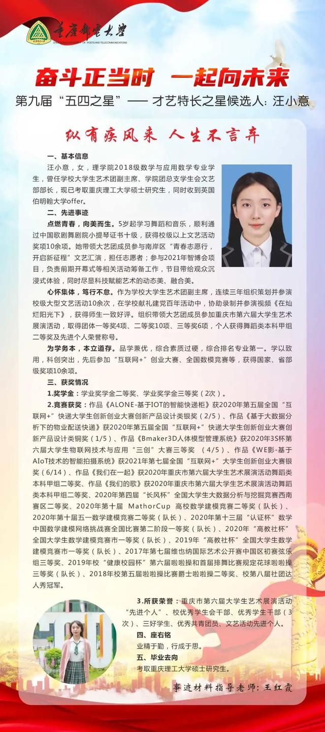 第三辑｜|重邮青年，星辉闪耀，TA们来了
