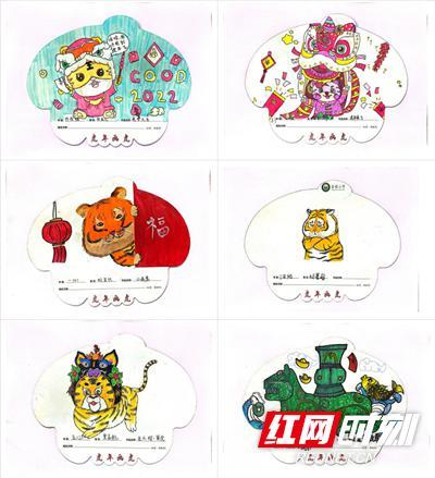 “虎年生肖文物图片联展”馆校合作作品展正在长沙博物馆展出