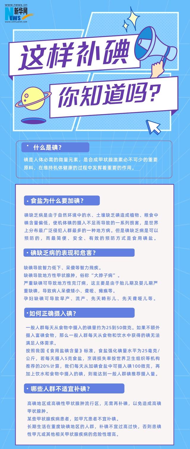 防治碘缺乏病日丨这样补碘，你知道吗？