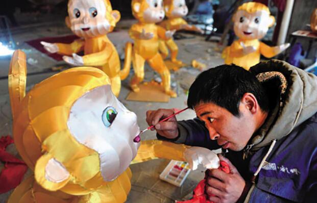 古法制作，竹骨北京花灯的步骤方法