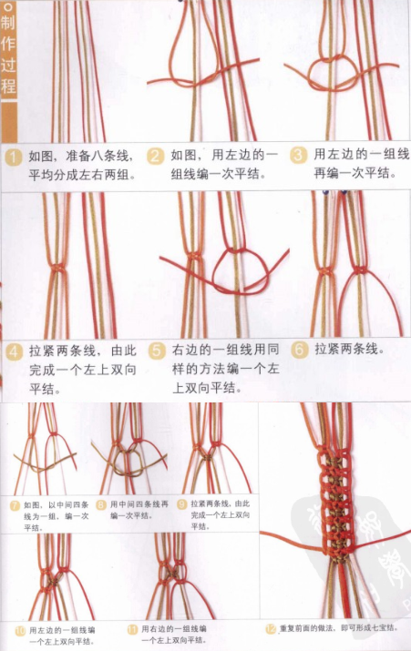 一步一步教你编手链 如何编手链