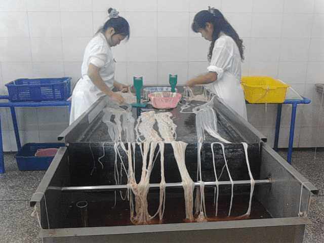街边的香肠的肠衣就是这么来的，看完你还吃吗？