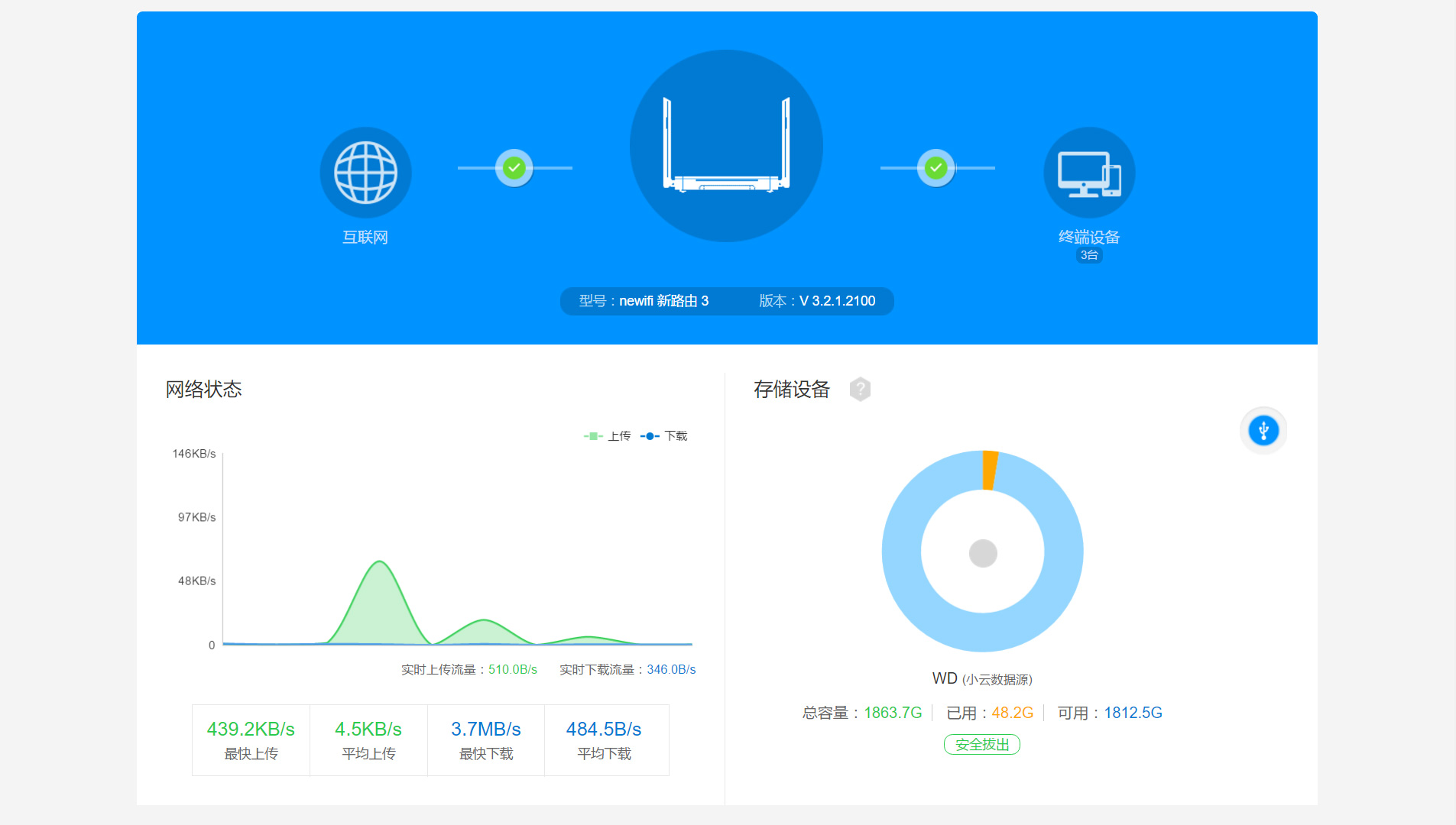 newifi新路由3评测：很会“挖矿”的双千兆无线路由