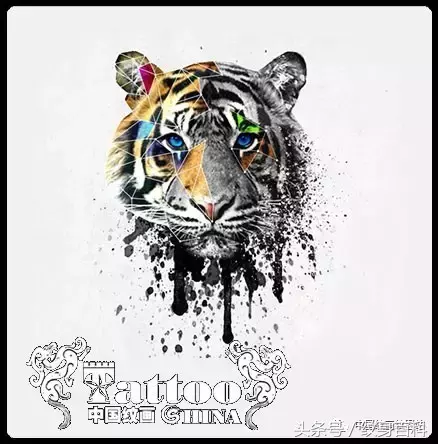 纹身中最经典的纹身图案之一——老虎纹身