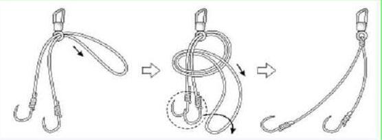 鱼钩的绑法(统统附图讲解！鱼钩和鱼线的绑法大全)