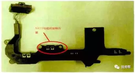 印刷电路板故障导致2012款奥迪A6L只能2挡起步