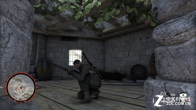 头敲碎腿打折 《狙击精英4》AN对比评测