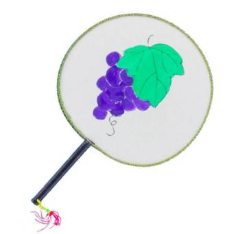 幼儿园亲子手工之创意扇子画，随心所欲地画出一个小小艺术家！