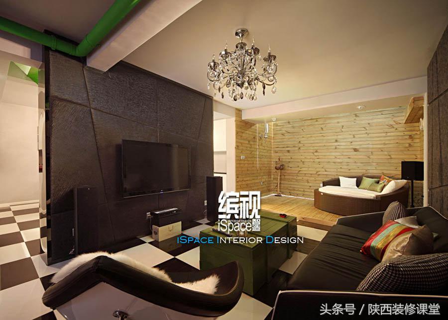1房2厅素装艳抹loft，附90平米全明半地下室