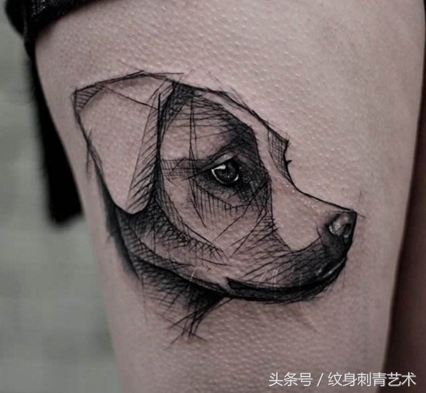 属狗的人适合纹身图案图片