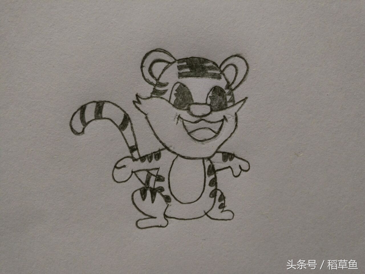 慢羊羊简笔画(简笔画12生肖的过程步骤 放大招了